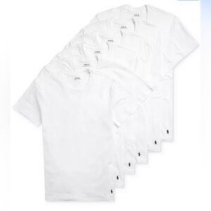 Polo Ralph Lauren Men's 5+1 Free Bonus Pack Classic-Fit Cotton Crewneck Shirt